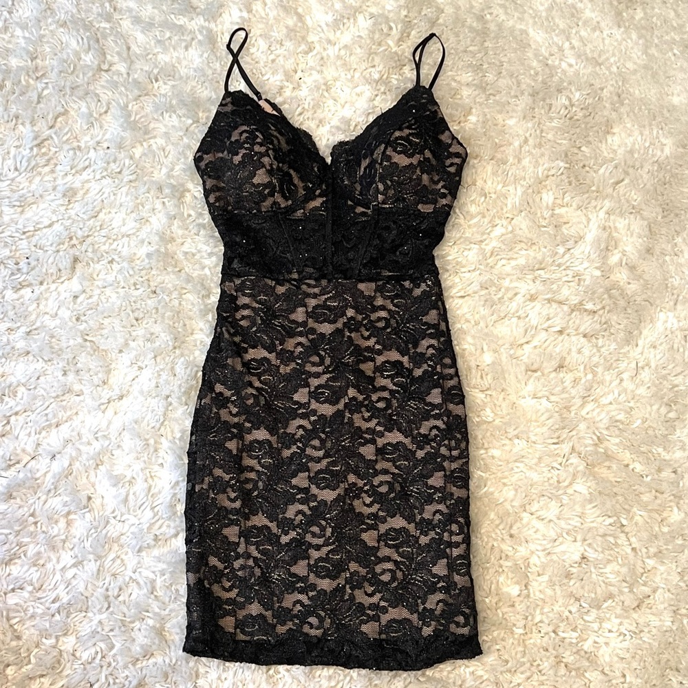 Black cocktail dress